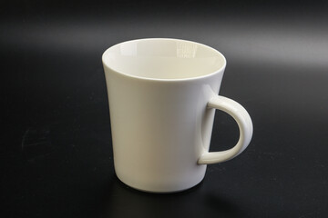 White empty cup for tea