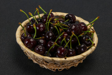 Ripe sweet tasty cherry  berry