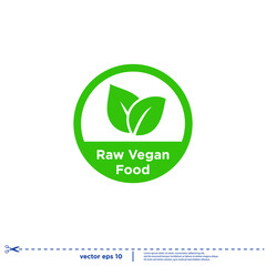 vegan stamp icon symbol