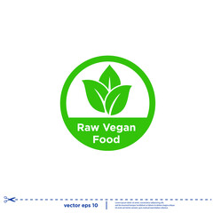 vegan stamp icon symbol