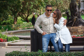 Fototapeta premium Couple in love spending time together