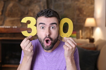 Man turning 30 years old