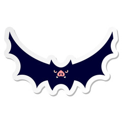 halloween bat sticker