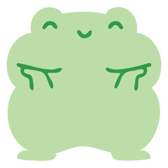 cute cartoon frog