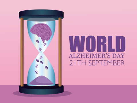 world alzheimer day card
