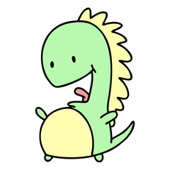 happy dinosaur