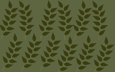 vintage pattern of leaves. patterned design. Suitable for flyers, logos and labels, home decor and paintings. Vector illustration.