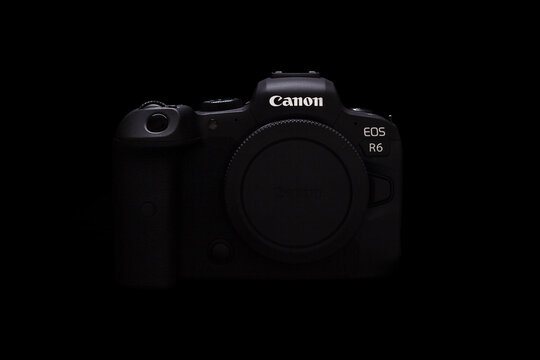 Canon EOS R6 mirrorless full frame camera.