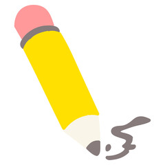 pencil scribbling marks