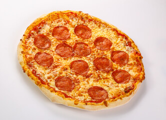 Italian traditional Pizza with pepperoni