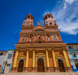 Amalfi, Antioquia- Colombia. September 22, 2020. The Church 