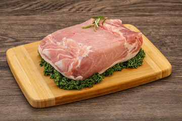 Pork meat piece for cooking