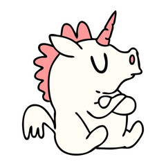 stubborn little unicorn