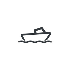 boat icon logo