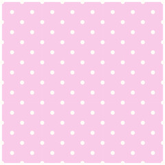 Seamless pink polka dot background