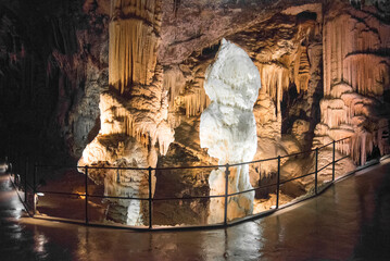 Fototapeta premium Beautiful amazing caves in Slovenia. Best for visit. Famous places in Slovenia. 