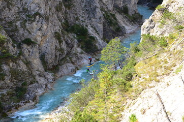 Karwendel Fluss stand up paddeln