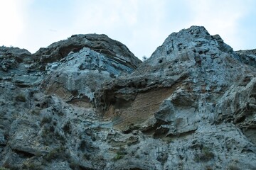 eroded surface in the desert