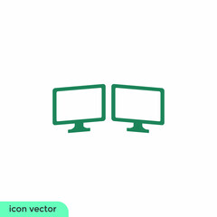 monitor computer icon symbol