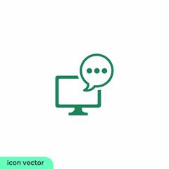 chatting icon symbol