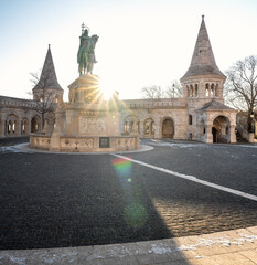 Fisherman's Bastion, Budapest in the morning