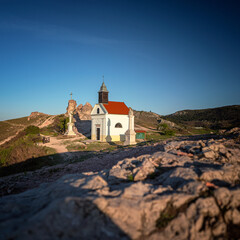 Chapel in Budaörs, Hungary on top of the hill