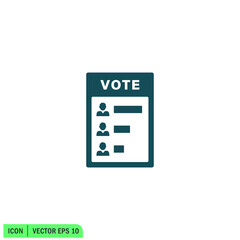 vote symbol icon vector illustration simple design element