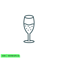 champagne icon vector illustration simple design element