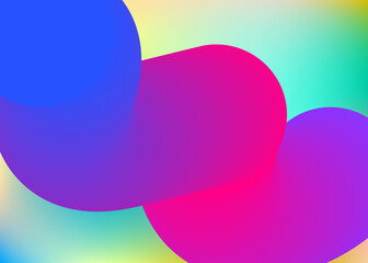Fluid background with liquid dynamic elements and shapes.