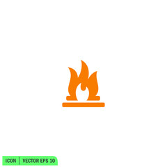 fire, bonfire icon symbol