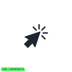 arrow icon cursor symbol icon vector illustration simple design element