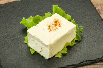 Greek traditional soft feta cheese