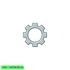 cogwheel icon management symbol 