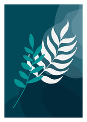 Modern universal art poster. Abstract design. Vector illustration.