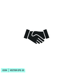 hand shake icon agreement symbol