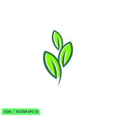 leaf ornamental simple design element
