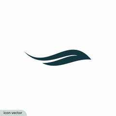 leaf icon nature symbol logo template