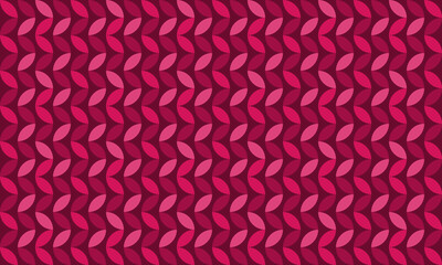 seamless pattern with red leafs