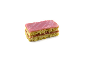 Cake with pink icing