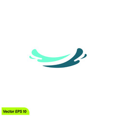 water icon liquid symbol simple design element