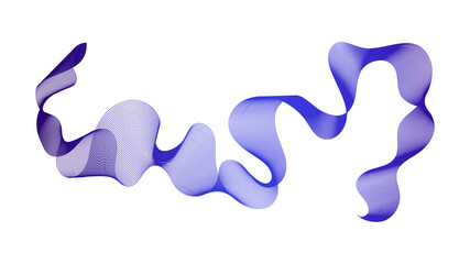 Abstract backdrop with wave gradient lines