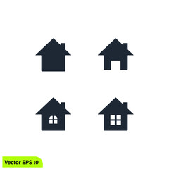 real estate icon set