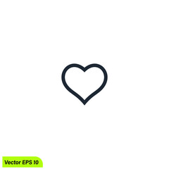heart love felling icon vector illustration simple design element