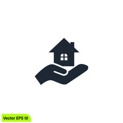 real care icon save property symbol 