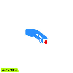 diabetes care icon symbol logo template