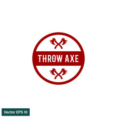throw axe icon fire department icon vector illustration simple design element