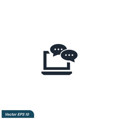 bubble speech icon chat symbol vector illustration