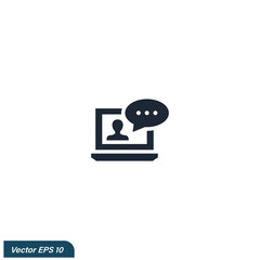 online on computer icon 