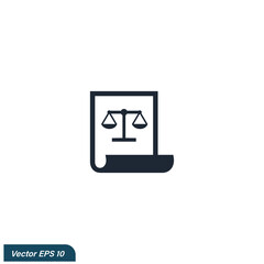 court document icon symbol
