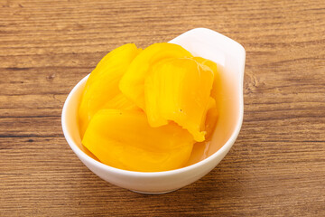 Canned Jackgruit in the bowl